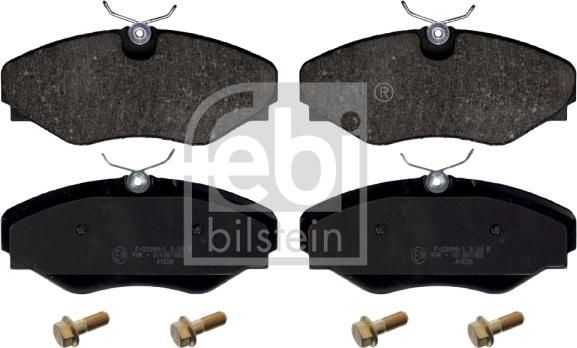 Febi Bilstein 116191 - Kit de plaquettes de frein, frein à disque cwaw.fr