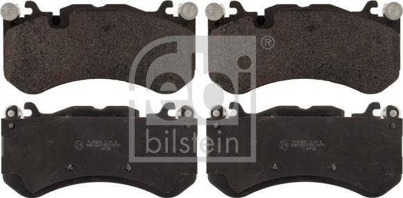 Febi Bilstein 116141 - Kit de plaquettes de frein, frein à disque cwaw.fr