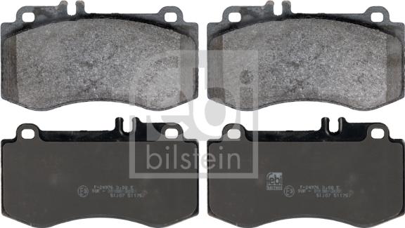 Febi Bilstein 116131 - Kit de plaquettes de frein, frein à disque cwaw.fr