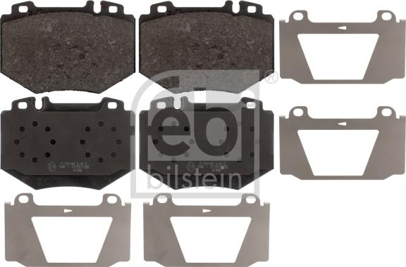 Febi Bilstein 116137 - Kit de plaquettes de frein, frein à disque cwaw.fr