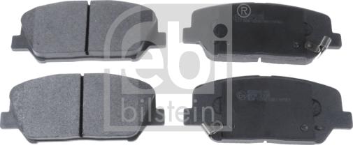 Febi Bilstein 116282 - Kit de plaquettes de frein, frein à disque cwaw.fr