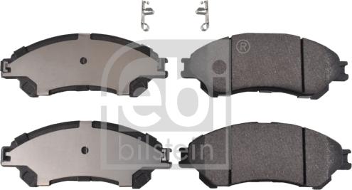 Febi Bilstein 116275 - Kit de plaquettes de frein, frein à disque cwaw.fr