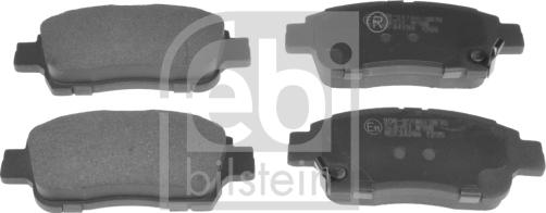 Febi Bilstein 116271 - Kit de plaquettes de frein, frein à disque cwaw.fr