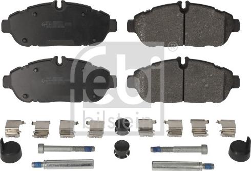 Febi Bilstein 186401 - Kit de plaquettes de frein, frein à disque cwaw.fr