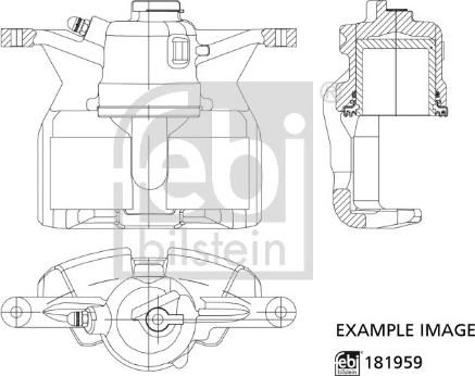 Febi Bilstein 181959 - Étrier de frein cwaw.fr