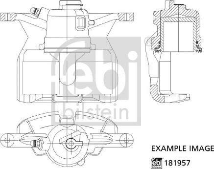 Febi Bilstein 181957 - Étrier de frein cwaw.fr