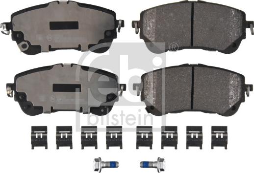 Febi Bilstein 181251 - Kit de plaquettes de frein, frein à disque cwaw.fr