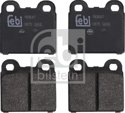 Febi Bilstein 183647 - Kit de plaquettes de frein, frein à disque cwaw.fr