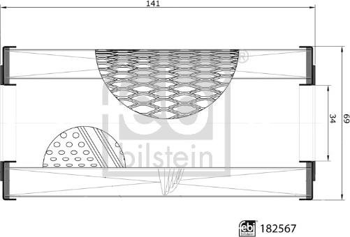 Febi Bilstein 182567 - Filtre à huile cwaw.fr