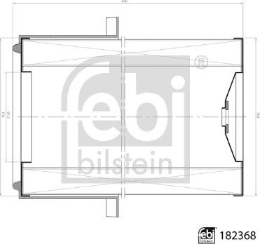 Febi Bilstein 182368 - Filtre à air cwaw.fr