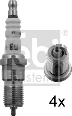 Febi Bilstein 13443 - Bougie d'allumage cwaw.fr