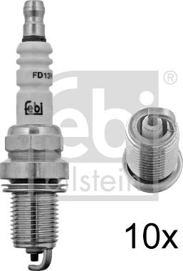 Febi Bilstein 13412 - Bougie d'allumage cwaw.fr