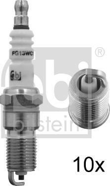 Febi Bilstein 13438 - Bougie d'allumage cwaw.fr