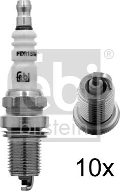 Febi Bilstein 13432 - Bougie d'allumage cwaw.fr