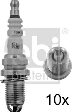 Febi Bilstein 13521 - Bougie d'allumage cwaw.fr