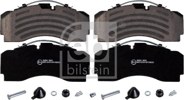 Febi Bilstein 174312 - Kit de plaquettes de frein, frein à disque cwaw.fr