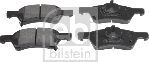 Febi Bilstein 175204 - Kit de plaquettes de frein, frein à disque cwaw.fr