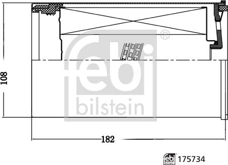 Febi Bilstein 175734 - Filtre à carburant cwaw.fr