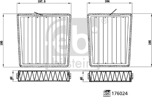 Febi Bilstein 176024 - Filtre, air de l'habitacle cwaw.fr