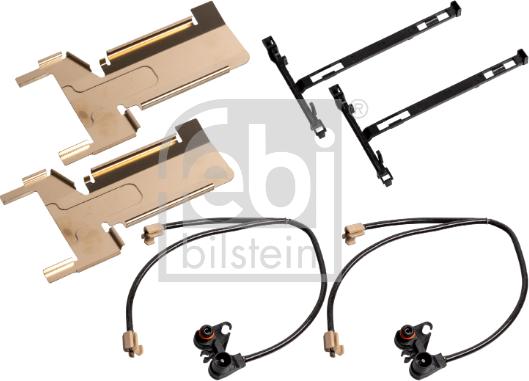 Febi Bilstein 176284 - Kit de contact avertisseur, usure des plaquettes de freins cwaw.fr