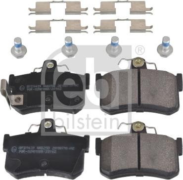 Febi Bilstein 170904 - Kit de plaquettes de frein, frein à disque cwaw.fr