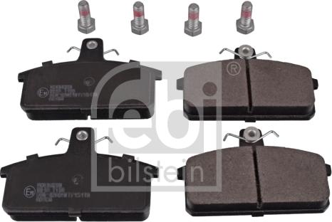 Febi Bilstein 170857 - Kit de plaquettes de frein, frein à disque cwaw.fr