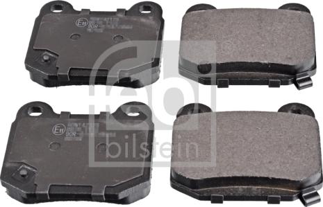 Febi Bilstein 170869 - Kit de plaquettes de frein, frein à disque cwaw.fr