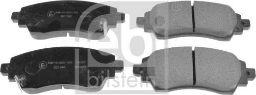 Febi Bilstein 170264 - Kit de plaquettes de frein, frein à disque cwaw.fr