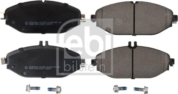 Febi Bilstein 171406 - Kit de plaquettes de frein, frein à disque cwaw.fr