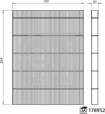 Febi Bilstein 178952 - Filtre, air de l'habitacle cwaw.fr