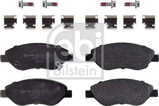 Febi Bilstein 173457 - Kit de plaquettes de frein, frein à disque cwaw.fr