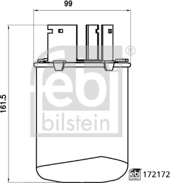 Febi Bilstein 172172 - Filtre à carburant cwaw.fr