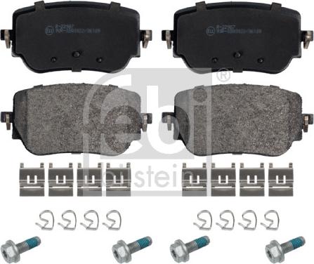 Febi Bilstein 177185 - Kit de plaquettes de frein, frein à disque cwaw.fr