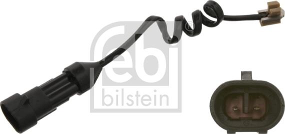 Febi Bilstein 35450 - Contact d'avertissement, usure des plaquettes de frein cwaw.fr