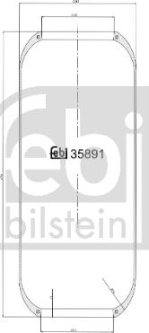 Febi Bilstein 35891 - Ressort pneumatique, suspension pneumatique cwaw.fr