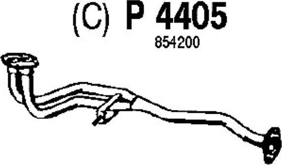 Fenno P4405 - Tuyau d'échappement cwaw.fr