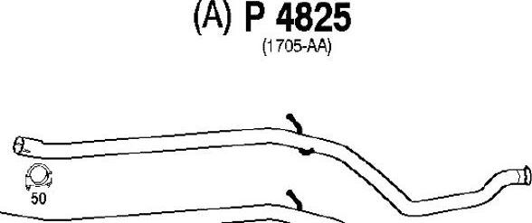 Fenno P4825 - Tuyau d'échappement cwaw.fr