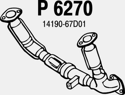 Fenno P6270 - Tuyau d'échappement cwaw.fr