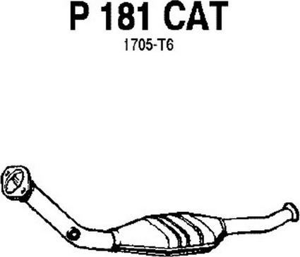 Fenno P181CAT - Catalyseur cwaw.fr