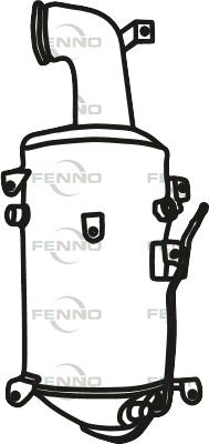 Fenno P8899DPF - Filtre à particules / à suie, échappement cwaw.fr