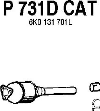 Fenno P731DCAT - Catalyseur cwaw.fr