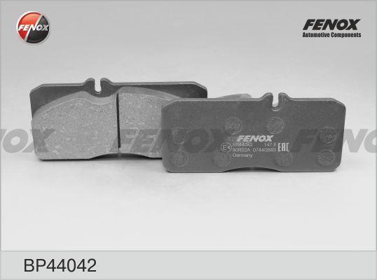 Fenox BP44042 - Kit de plaquettes de frein, frein à disque cwaw.fr