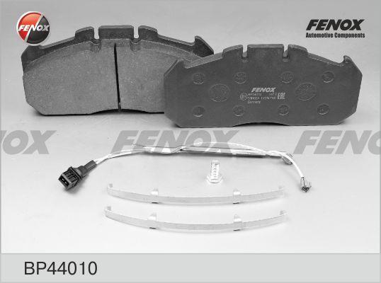 Fenox BP44010 - Kit de plaquettes de frein, frein à disque cwaw.fr