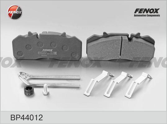 Fenox BP44012 - Kit de plaquettes de frein, frein à disque cwaw.fr