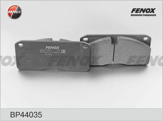 Fenox BP44035 - Kit de plaquettes de frein, frein à disque cwaw.fr