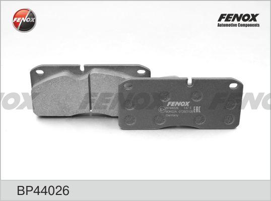 Fenox BP44026 - Kit de plaquettes de frein, frein à disque cwaw.fr