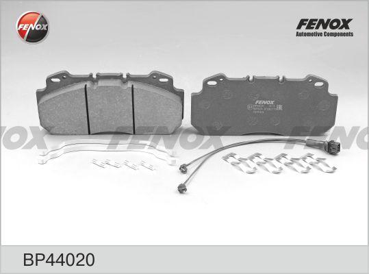 Fenox BP44020 - Kit de plaquettes de frein, frein à disque cwaw.fr