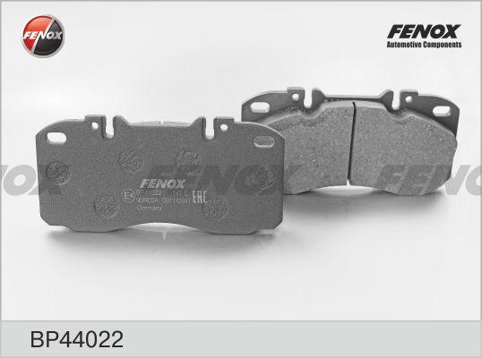 Fenox BP44022 - Kit de plaquettes de frein, frein à disque cwaw.fr