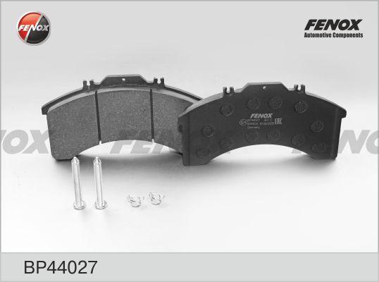 Fenox BP44027 - Kit de plaquettes de frein, frein à disque cwaw.fr