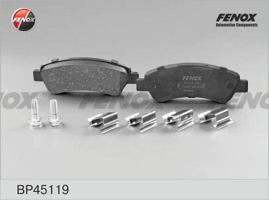 Fenox BP45119 - Kit de plaquettes de frein, frein à disque cwaw.fr